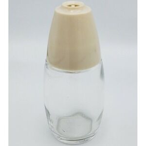 Vintage Gemco Ware the Pick One Toothpick Dispenser Holder Almond‎ Plastic Glass